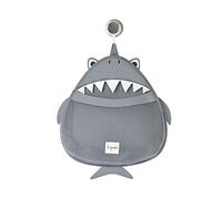 3 Sprouts Rangement Jouet Bain - Filet Jouet Bain Bébé, Filet Rangement Jouet Bain, Panier Jouet Bain - Idéal Salle de Bain, Filet Jeux De Bain Pratique - Organisateur Bain Jouet Bébé - Requin