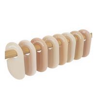 3 Sprouts - Séparateur Penderie Bébé - Organisateur de Taille pour Vêtements de Bébé et Enfant - Lot de 8 - Solide Neutre