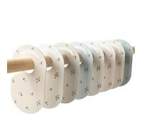 3 Sprouts - Séparateur Penderie Bébé - Organisateur de Taille pour Vêtements de Bébé et Enfant - Lot de 8 - Olive