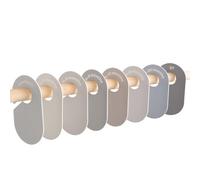 3 Sprouts Séparateurs Penderie Bébé, Taille Vêtements, Lot 8, Beige/Gris | Naissance à 24 mois, Tringles standard, Disques imprimés recto verso, Tri par âge, Placard organisé, Repère tenues, Rangement