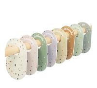 3 Sprouts Séparateurs Penderie Bébé, Taille Vêtements, Lot 8, Terrazzo | Naissance à 24 mois, Tringles standard, Disques imprimés recto verso, Tri par âge, Placard organisé, Repère tenues, Rangement