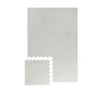 3 Sprouts - Tapis de Jeu Puzzle en Mousse pour Enfants, Dalle Mousse Bébé - Gris