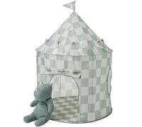 3 Sprouts Tente de Jeu Enfant, Intérieur/Extérieur, Damier Vert | Tente de jeu, Intérieur/extérieur, Montage rapide, Chambre/jardin, Lecture et repos, S'accorde à la déco, Pliable