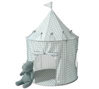 3 Sprouts Tente de Jeu Enfant, Intérieur/Extérieur, Vichy Bleu | Tente de jeu, Intérieur/extérieur, Montage rapide, Chambre/jardin, Lecture et repos, S'accorde à la déco, Pliable