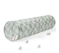 3 Sprouts Tunnel de Jeu Enfant, Intérieur/Extérieur, Damier Vert | Tunnel de jeu, Intérieur/extérieur, Jeux enfants, Chambre/jardin, Montage rapide, Tente compatible