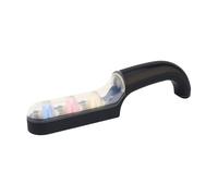 3-Stage Cutter Sharpener, Anti-Slip Handle Grinding Stone, 8.27x1.97x1.18inch Kitchen Tool with Sturdy Build, Garden and Blade Sharpener, Chef Accessory with Sturdy Design, File Sharpeners for Saw