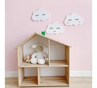 3 Stickers Mural Nuage Autocollants Muraux Chambre Fille Decoration Murale Enfant Deco Mural Cuisine Bébé Cadeau