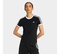Adidas Originals 3 Stripes Slim Short Sleeve T-shirt Noir S Femme