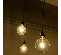 3 style Edison - Réglables - Pour plafond, araignée, lustre, industriel - Moderne et chic