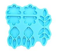 3 styles combinés de boucles d'oreilles - Moules ornementaux en époxy - Moule à bijoux en résine - Moule à pendentif - Convient pour la géométrie des boucles d'oreilles - Pour moulage de résine