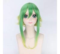 3 Styles perruques Vocaloid Gumi perruque Cosplay Costume femmes jaune-vert dégradé de longueur moyenne cheveux synthétiques Vocaloid Gumi Perucas DM274