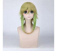 3 Styles perruques Vocaloid Gumi perruque Cosplay Costume femmes jaune-vert dégradé de longueur moyenne cheveux synthétiques Vocaloid Gumi Perucas DM648
