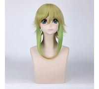 3 Styles perruques Vocaloid Gumi perruque Cosplay Costume femmes jaune-vert dégradé de longueur moyenne cheveux synthétiques Vocaloid Gumi Perucas DM648