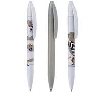 3 stylos à bille - Noir - Pointe fine - Scolaire - Enfant - Chien rigolo - Plastique recyclé Noir