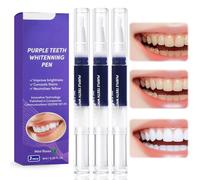 3 stylos de Blanchiment Dents, Facile &Efficace Blanchir les Dents Facilement, Gel de Blanchiment Efficace, Portable & Facile à Utiliser Teeth Whitening pour un Sourire Plus Blanc