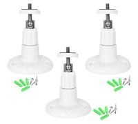 3 Support Arlo,Fixation Arlo,Fixation Murale Caméra,Metal Fixation Murale Pour Caméra De Sécurité Intelligente Arlo -Support De Plafond Réglable Pour Support Arlo Et Autres Modèles Compatibles
