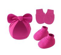 3 Sur 1 NOUVELLES HAUTES COVERS PETUS SETT SOFT BESSIONNANT COTTON ANTI SCRACKES GLANTS POUR 0 À 6 Mois Coton Bébé Coton Baby Hospital Couleur Neutre