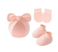3 Sur 1 NOUVELLES HAUTES COVERS PETUS SETT SOFT BESSIONNANT COTTON ANTI SCRACKES GLANTS POUR 0 À 6 Mois Coton Bébé Coton Baby Hospital Couleur Neutre