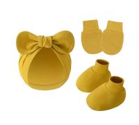 3 Sur 1 NOUVELLES HAUTES COVERS PETUS SETT SOFT BESSIONNANT COTTON ANTI SCRACKES GLANTS POUR 0 À 6 Mois Coton Bébé Coton Baby Hospital Couleur Neutre