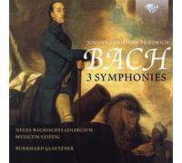 3 Symphonies by BACH,J.C.F. [Audio CD] NEUF