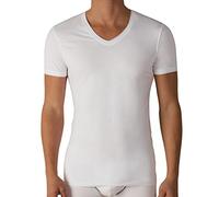 3 T-shirts Intime Homme Coton Chaud Thermique Col en V et Col Rond Paquet de 3 T Shirt Manches Courtes Coton Chaud, 3 col V blanc, XXL