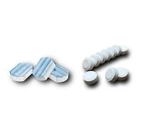 3 tablettes de détartrage + 10 tablettes de nettoyage compatibles avec les tablettes Bosch VeroCafe Latte, nettoyant et détartrant (3a36 + 10 x 2,2)