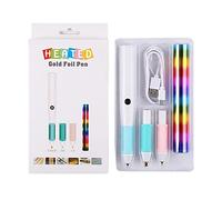 3 tailles d'embouts et 1 rouleau d'aluminium activé par la chaleur pour la fabrication de cartes,le scrapbooking,les outils tout en un,les stylos à dessin,alimentés par USB DC5V pour le scrapbooking