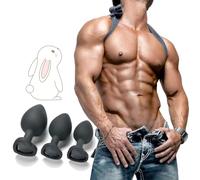 α ρ 3 Tailles Différentes De Jouets en Silicone Gemmes Noires, Un Cadeau Original pour Les Hommes Et Les Femmes !