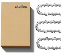 3 tallox Chaînes de tronçonneuses 3/8" 1,3 mm 55 maillons longueur de guide-chaîne 40 cm compatible avec Stihl