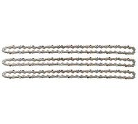 3 tallox Chaînes de tronçonneuses à gouges carrées 3/8" 1,3 mm 56 maillons longueur de guide-chaîne 40 cm compatible avec OREGON, DOLMAR, EINHELL, MAKITA, BLACK & DECKER et autres