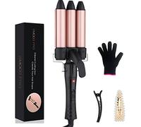 3 Têtes Boucleur a Cheveux 25mm Boucleur 3 Tete Fer a Boucler Convient aux Cheveux longs et Courts