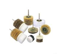 3 têtes de brosse de polissage de 60 mm pour un nettoyage et un polissage efficaces des surfaces en bois, jade et métal avec fibres de crin de cheval résistantes à l'abrasion (2)