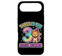 3 The Magic Number Funny 3ème Anniversaire Lion Mignon Coque pour iPhone Air
