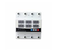 3 Three Phase Voltage Current Relay Proatctor 63A 230V 3P Over Under Voltage Relay Current Limiter Adjustable AUOQKQUT
