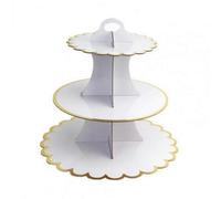 3 Tier Serving Tray Cupcake Tower Cupcake Holders for Parties Wedding Birthday Baby Shower Tea Party Decor