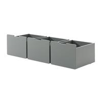 Vipack 3 tiroirs de Rangement pour lit