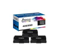 3 Toner 406990 (Noir) - Compatible pour RICOH