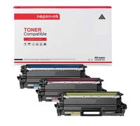 TONER TN-821 C-M-Y TN821XXL couleur x 3 Compatible pour Brother-NOPAN-INK L L9430CDN, L L9470CDN, MFC L9630CDN, MFC L9670CDN.