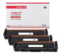3 Toner pour HP W2411A W2412A W2413A Cyan Magenta Yellow 850 Pages avec Color LaserJet Pro MFP M182n Color LaserJet Pro MFP M183fw