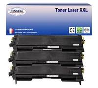 3 Toners compatibles avec Brother TN2000, TN2005 pour Brother DCP2010, DCP7010, DCP7020, DCP7025 - 2 500 pages - T3AZUR G