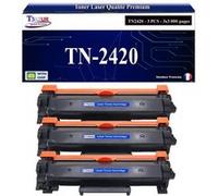 - 3x Toners compatibles avec Brother TN2420, TN2410 pour Brother HL-L2310D, HL-L2350DW, HL-L2357DW, HL-L2370DN, HL-L2372DN, HL-L2375DW, HL-L2395DW -