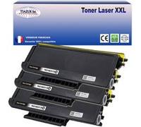 3 Toners compatibles avec Brother TN3170, TN3280 pour Brother MFC8380DLT, MFC8380DN - 8 000 pages - T3AZUR G