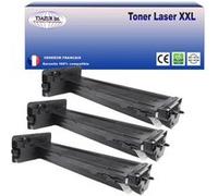 3 Toners compatibles avec HP LaserJet MFP M433a, MFP M436dn remplace HP CF256A (56A) Noir - 7 400p