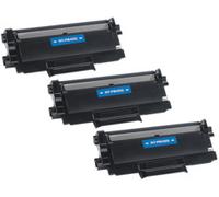 3 toners compatibles Brother ''TN2010'' Générique
