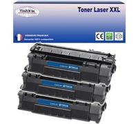 3 Toners compatibles remplaces HP Q7553A/ Q5949A (53A/49A) Noir - 3 000p G