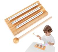 3 Tons Energy Chime, Carillons de Percussion, Carillon énergétique avec Maillet, Carillon Solo de Méditation, Energy Chime Pour Prière Guérison Yoga Classe