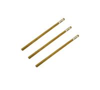 3 tourillons lisses en bois pour tissage mural 30 cm Ø 12 mm