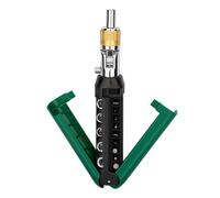 3. Tournevis à cliquet rotatif avec poignée de rangement 14 bits et construction en acier au carbone pour une utilisation dans l'industrie automobile. Outil multi-angle pour l'électronique