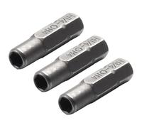 3 tournevis électriques hexagonaux de 35,6 cm, 3 pièces électriques en métal d'environ 25 mm de long tels que les douilles à tige, les vis à tige, il est conçu pour les travaux délicats