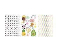 3 transferts pour pâte polymère - Kawaii